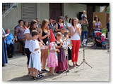 Unsere Ritter- und Burgfrulein-Blockflten beim Musizieren